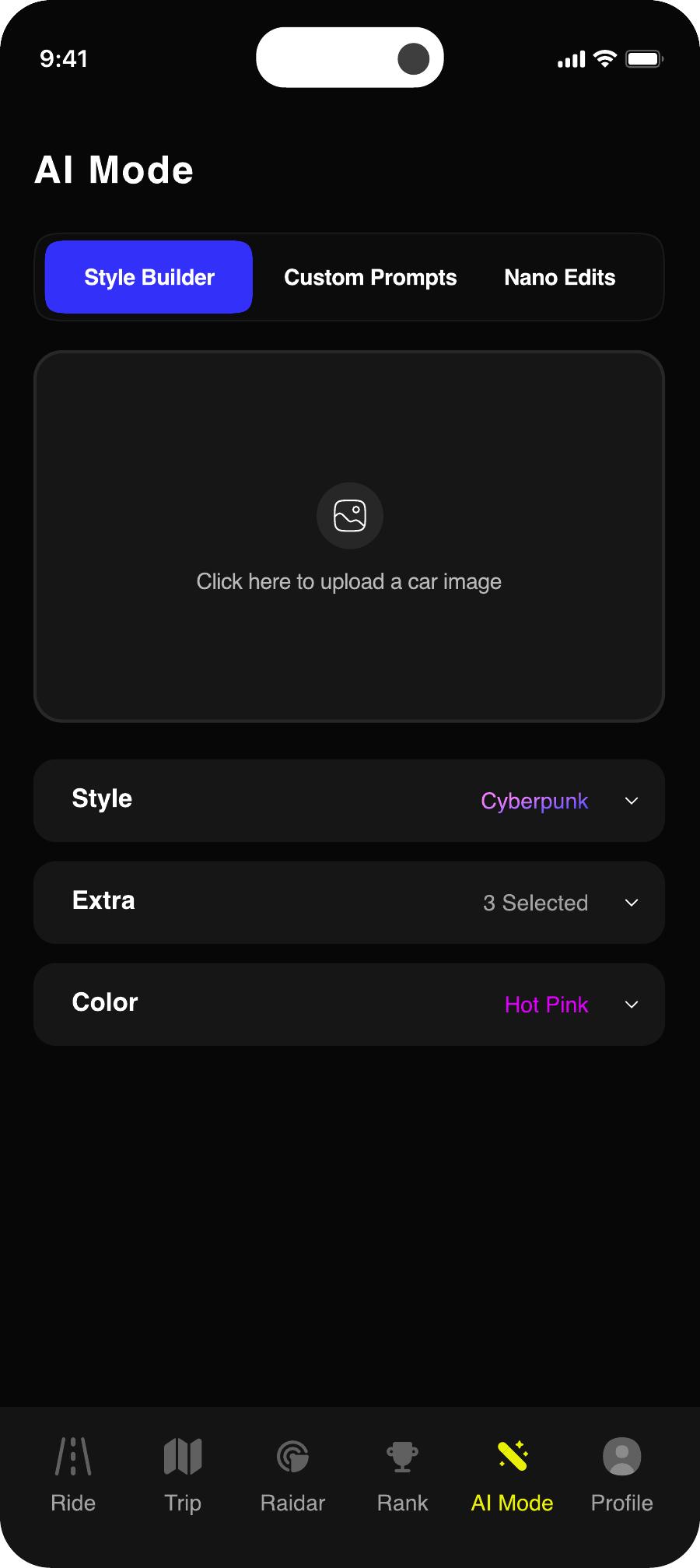 TripRank app screen