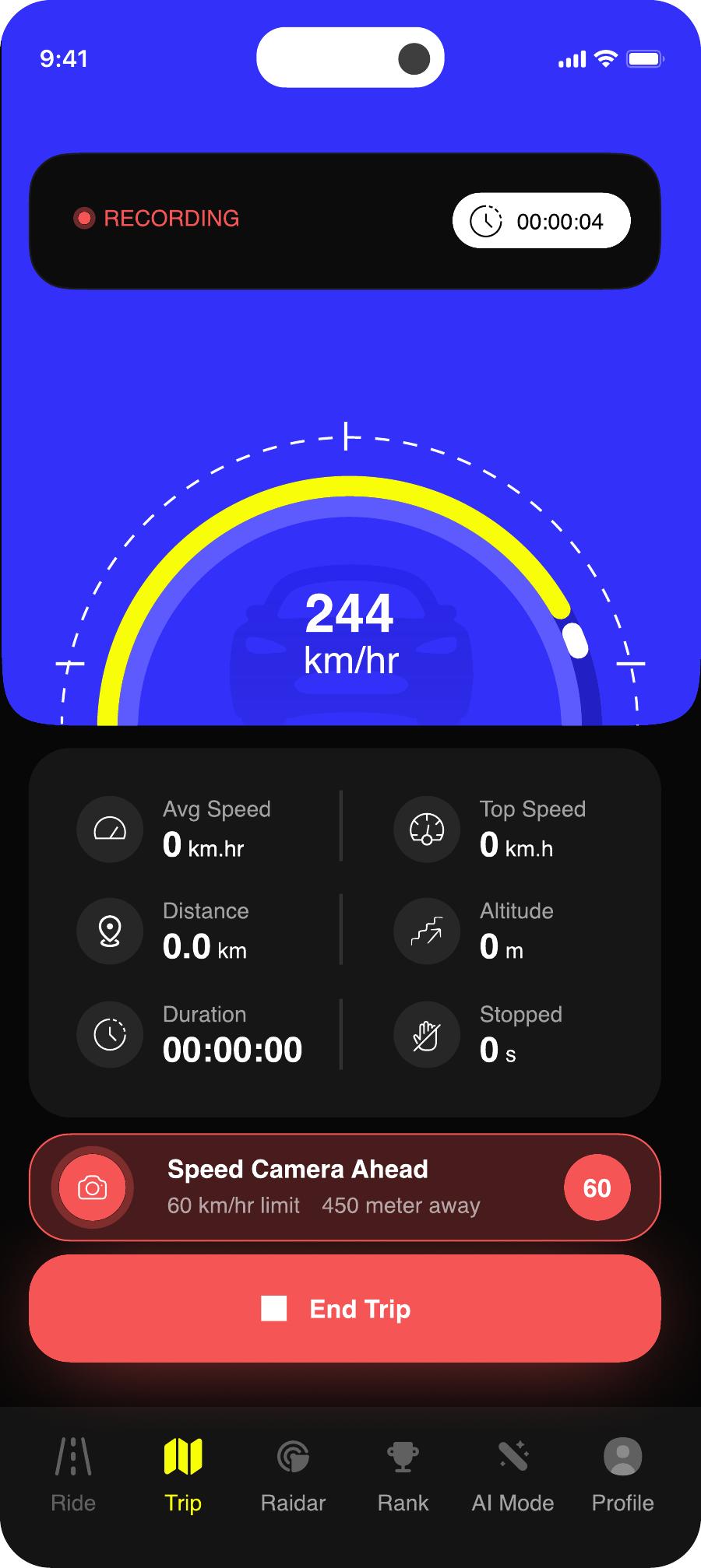 TripRank app screen