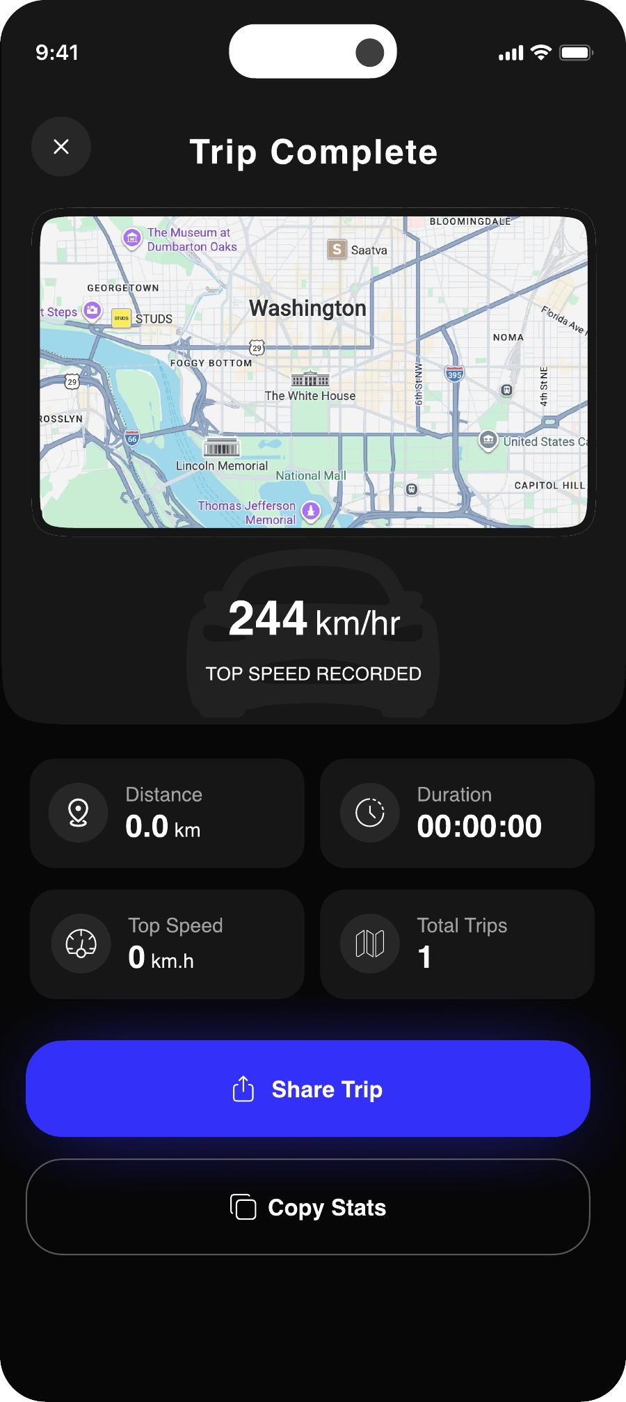 TripRank app screen