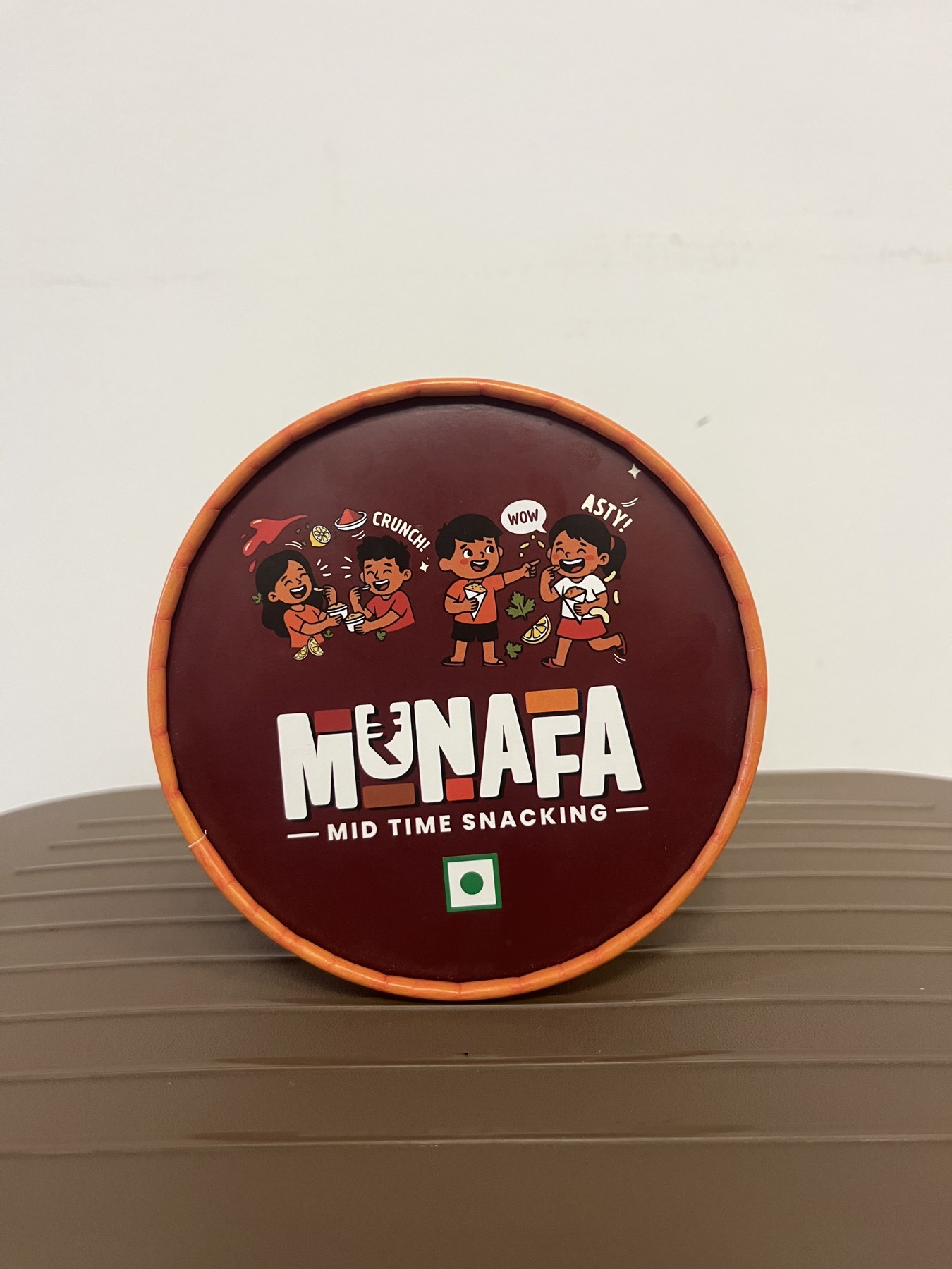 Munafa cup lid artwork